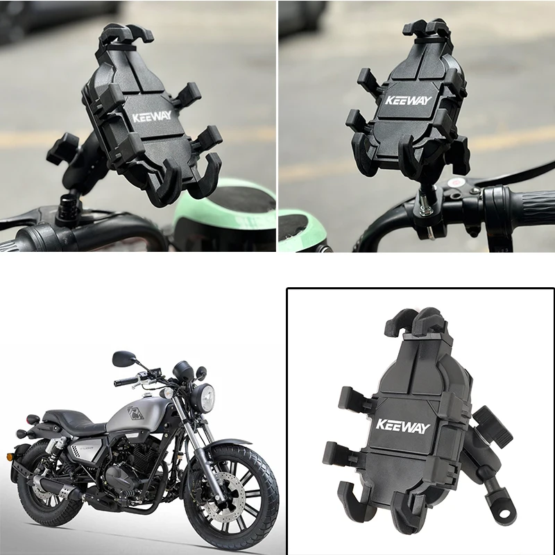 

For Keeway SR125 TX 125 200 Vieste 300 RKR RKV RKF 125 RKS 150 Motorcycle Handlebar Mobile Phone Holder GPS Stand Bracket Tools