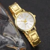 6PCS/Set Simple Scale Dial Women's Watch Fashion Gold Steel Band Quartz Watches Jewelry Set（Without Box） 3