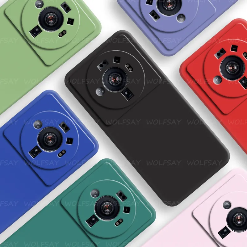 

Чехол для Xiaomi 12S Ультра чехол для Xiaomi 12S ультра новый оригинальный Мягкий противоударный чехол из жидкого силикона для Xiaomi Mi 12 Pro Ultra