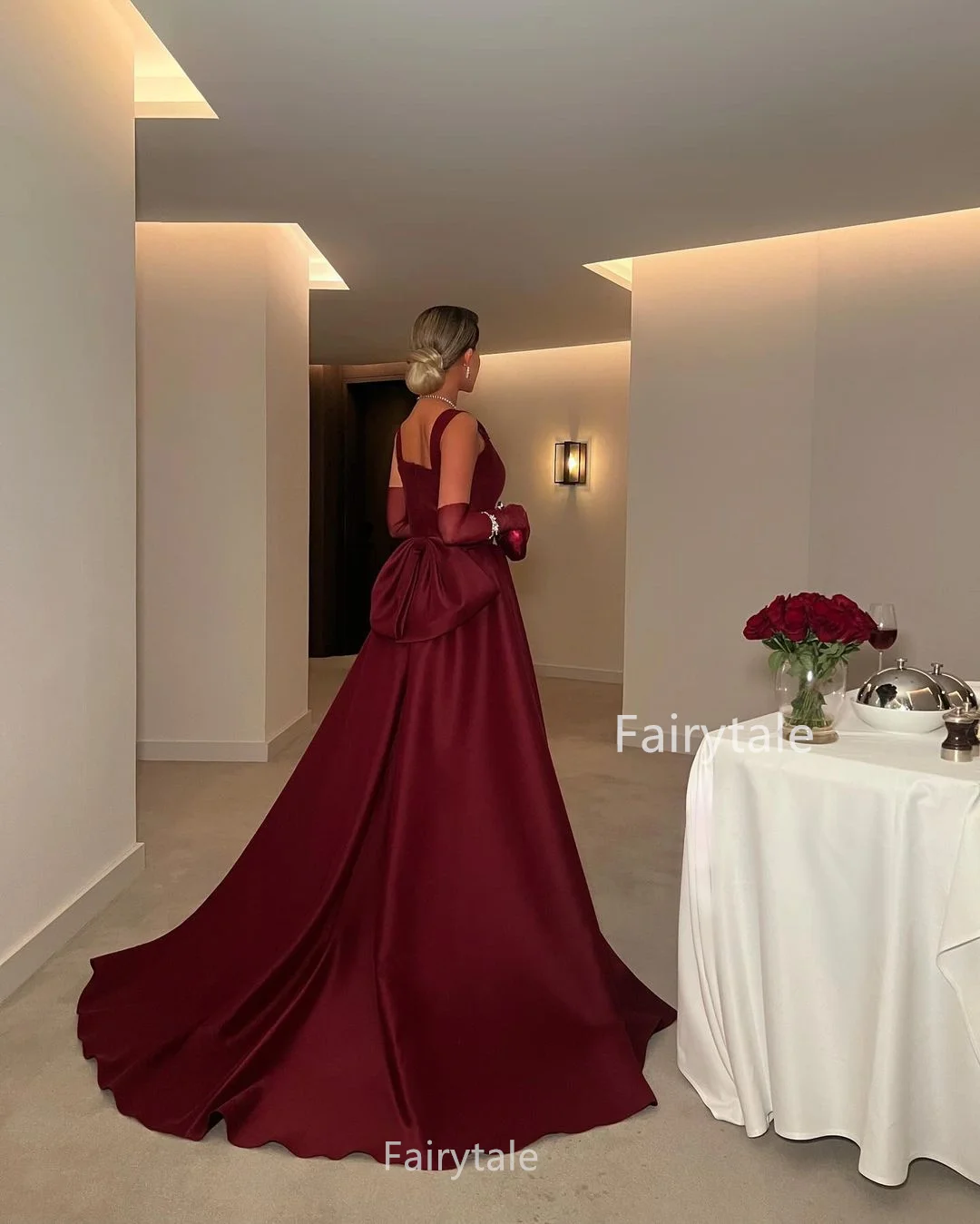 

Fairytale Red Strapless Elegant And Beautiful Dresses For Women Wedding Party Dress Luxury Dresses Evening 2024 Cocktail Dresses