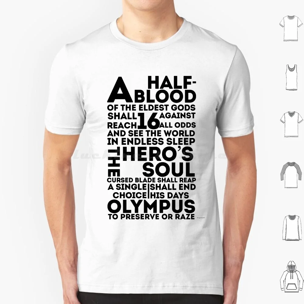 Camiseta con estampado de La Gran Prophecy, camisa 100% de algodón, de talla grande, con Pjo, Shelly Jackson, The Last Tlo, Tlt, Som, Ttc, Tbotl Hoo
