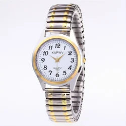 Elegant Quartz Couple's Watch with Large Dial and Digital Surface - No (Female Jiejin)