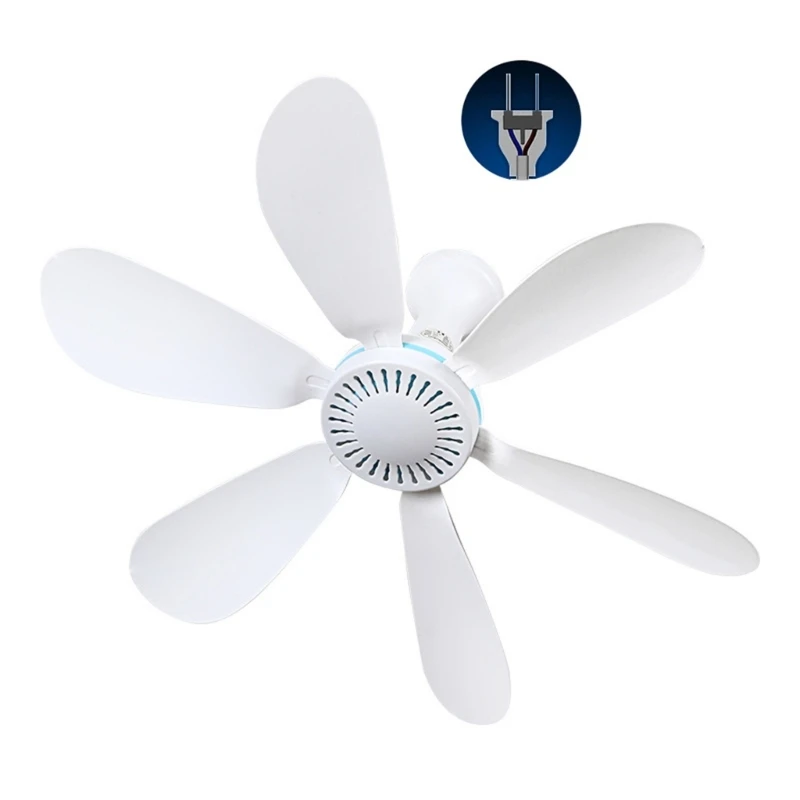 

W8KC 16.7-inches AC 220V Ceiling Fan for Indoor Kitchen Bathroom Bedroom Dormitory