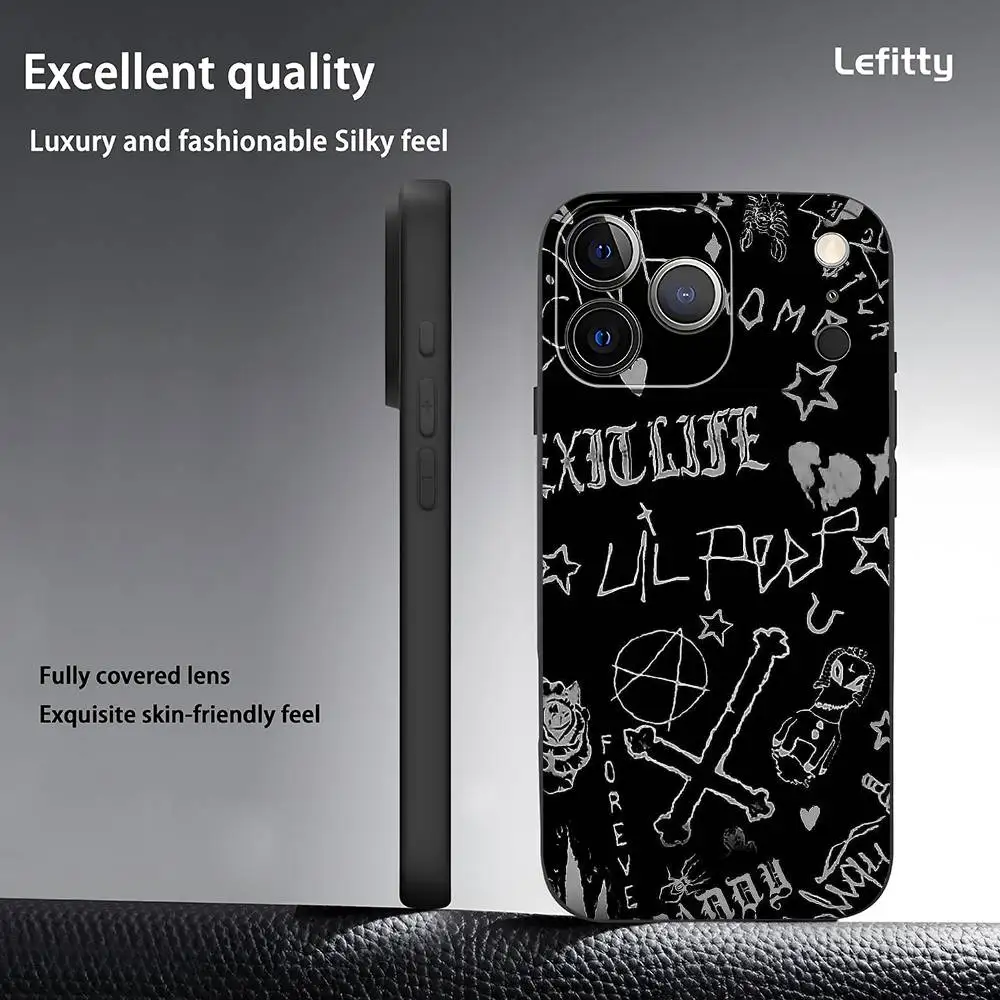 Lil Peep Hell Boy Black Frosted Soft Phone Case