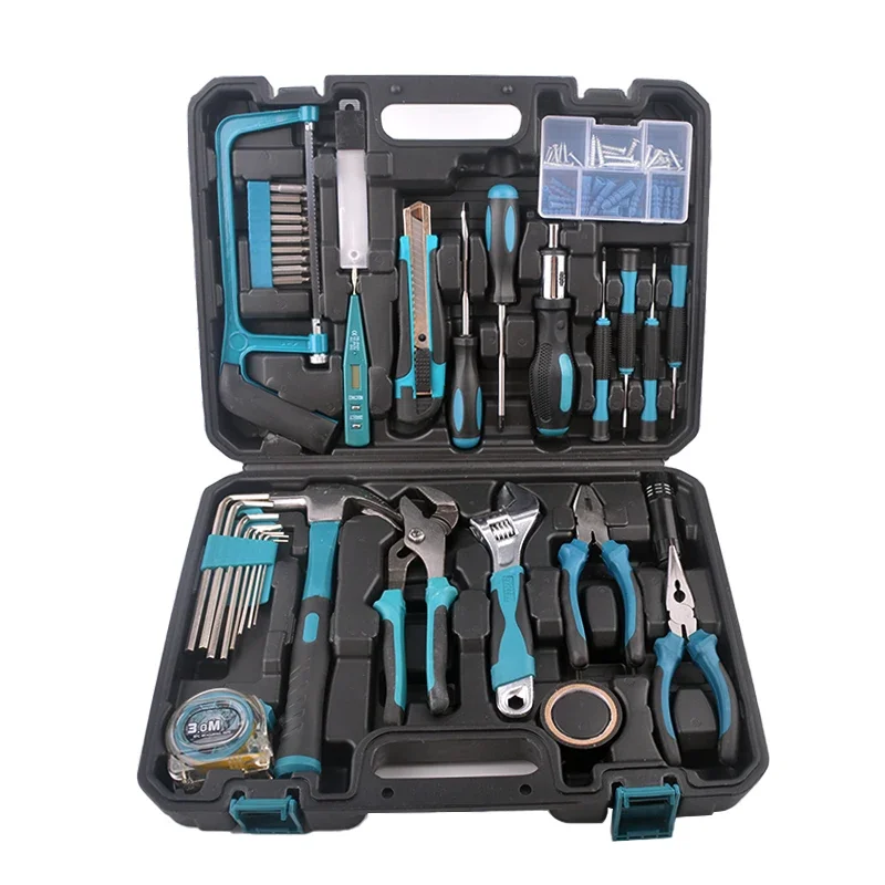 High quality fashion design multi-piece set home car bike repair artisan hardware kit home hand kit portable toolbox 4