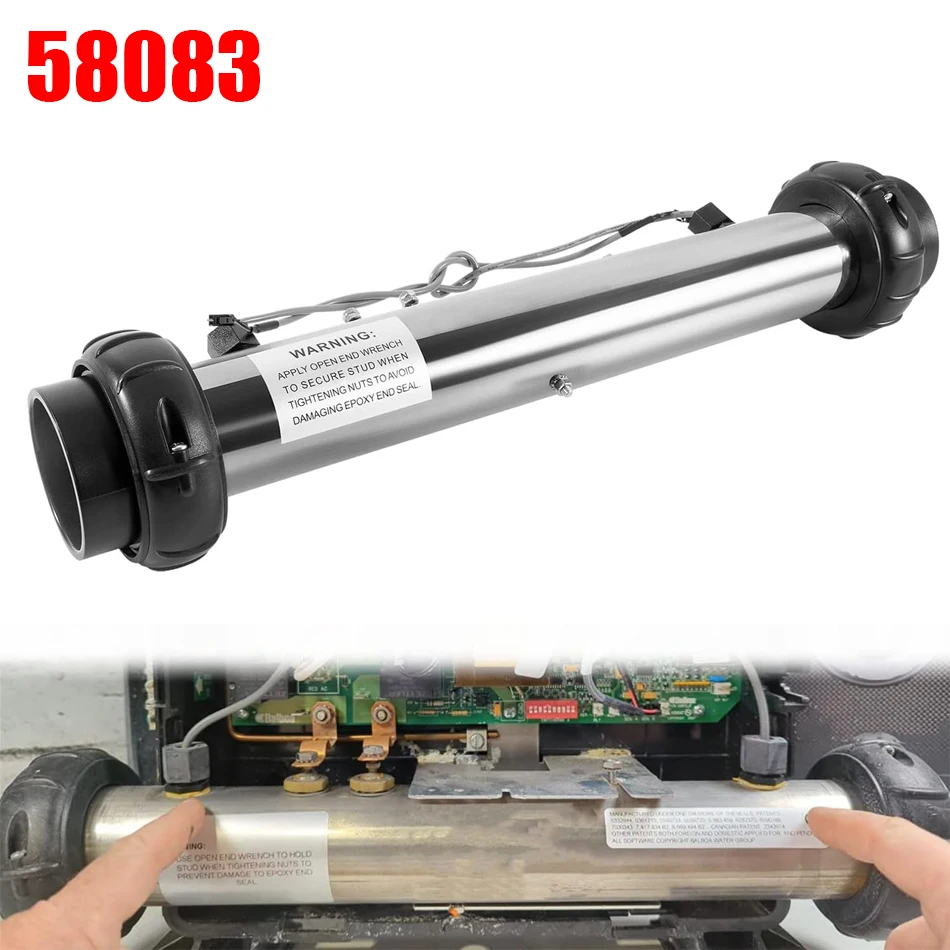 TML Replace Part for Balboa 58083 Hot Tub Heater Element 25-175-1010 VS M7 Spa  Heater Assembly, 5.5KW, 240V, 58083