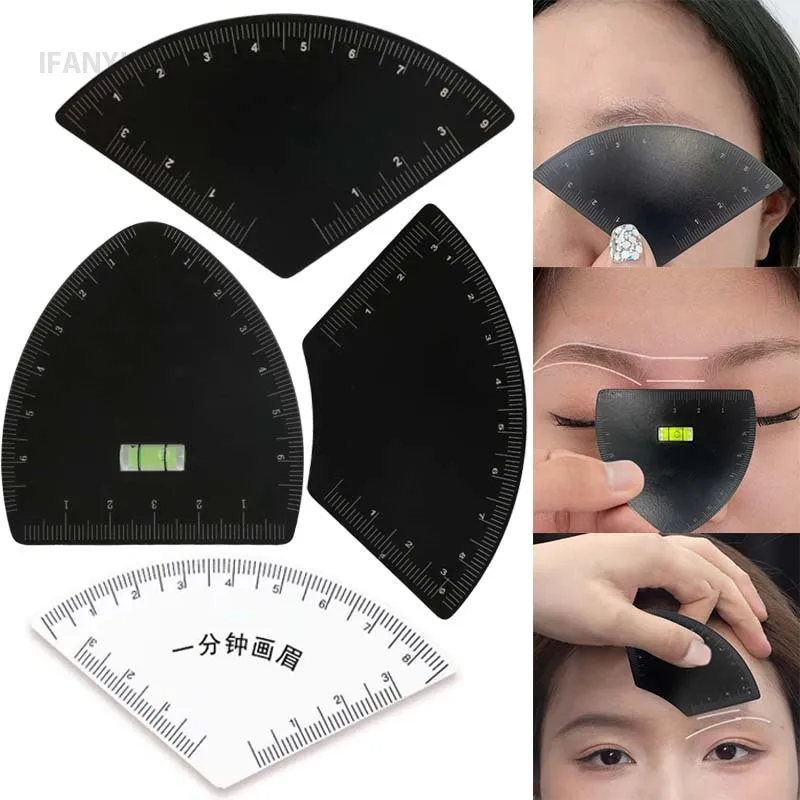 1/3pcs Fast Drawing Eyebrow Design Ruler Microblading Mapping Tool Shaping Permanent Makeup Drawing Guide Ruler Tattoo Supplies