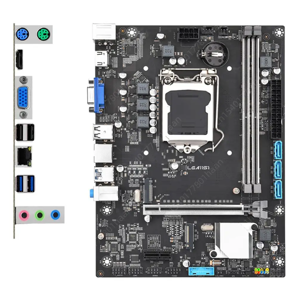 H311M-K LGA 1151 ޸ DDR4  ä 32GB pci-e 16X, USB3.0, 2.0 HD, VGA  Ʈ,  GEN 6789 CPU