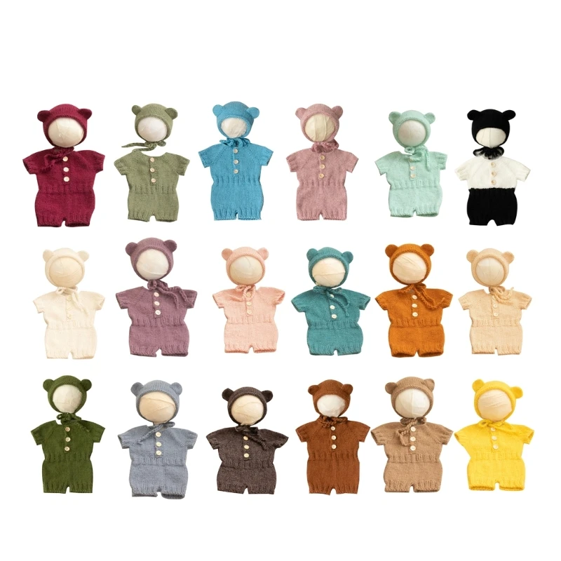 

Lovely Newborn Bear Outfit set Irresistibly Newborn Bear Costume for Babies