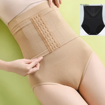 1pcs Women High Waist Shaping Briefs Buckle adjustment Body Shaper Slimming Underwear Butt Lifter Control Pantie Shapewear Pant