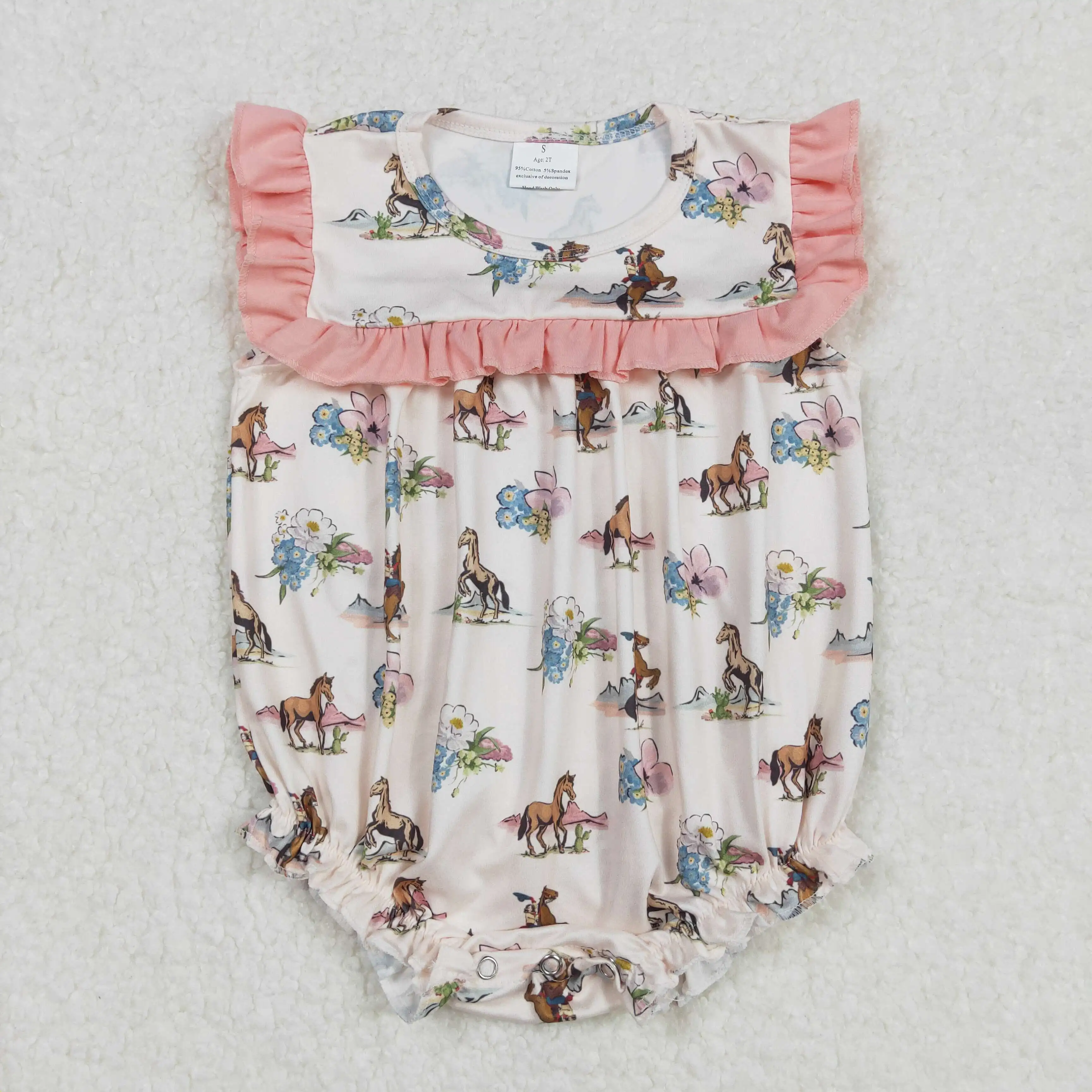 3.27y NEW stock baby summer girls romper wholesale boutique fishing float red bow blue vest rompers