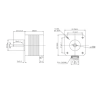 Nema 17 Stepper Motor 40mm 1.5A for CNC & 3D Printers - Image 5