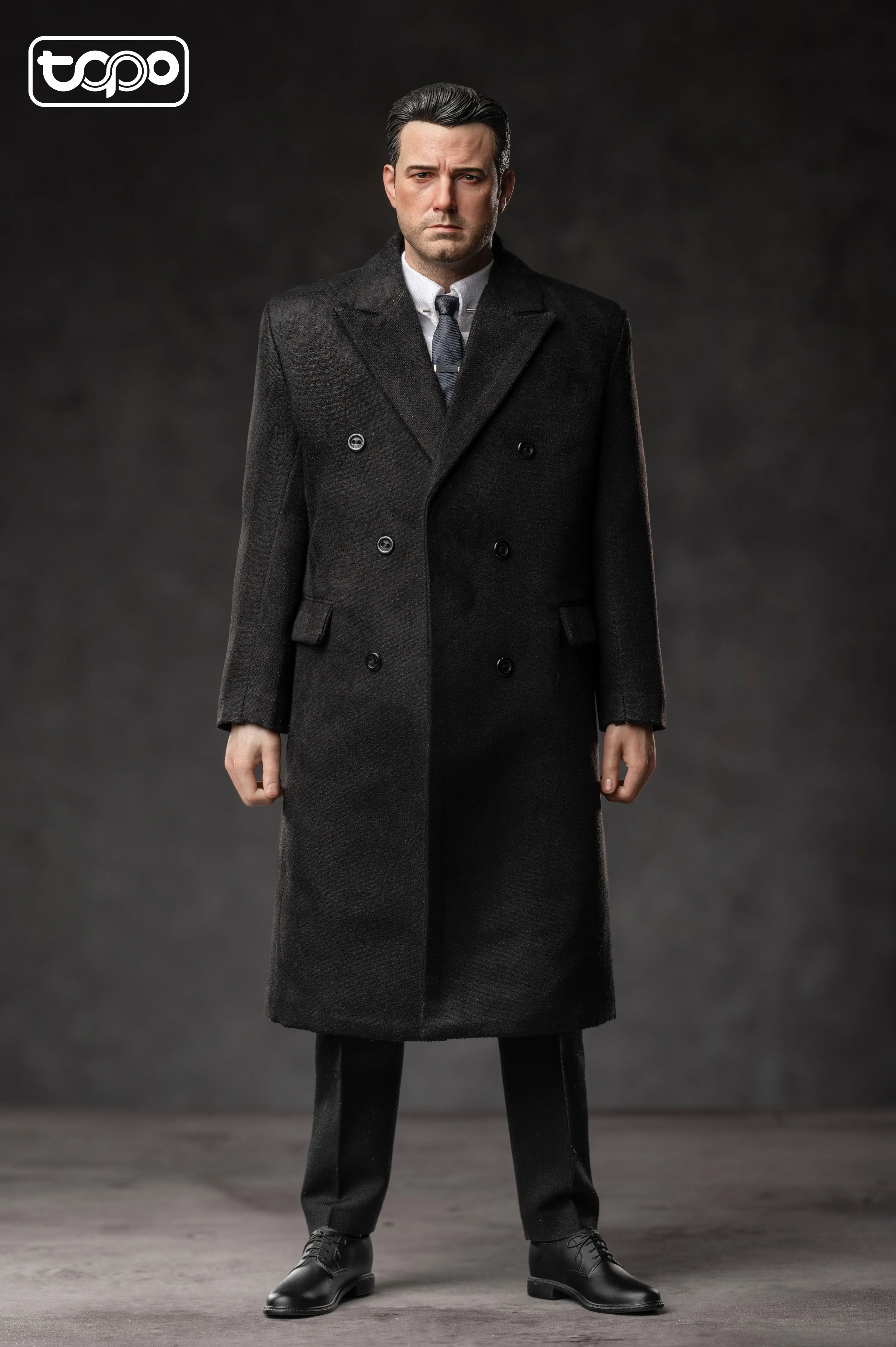 TOPO 1/6フィギュア コート+スーツ TP005 送料無料 1/6 TOPO TP006 男性用 ファションスーツ服と靴セット
