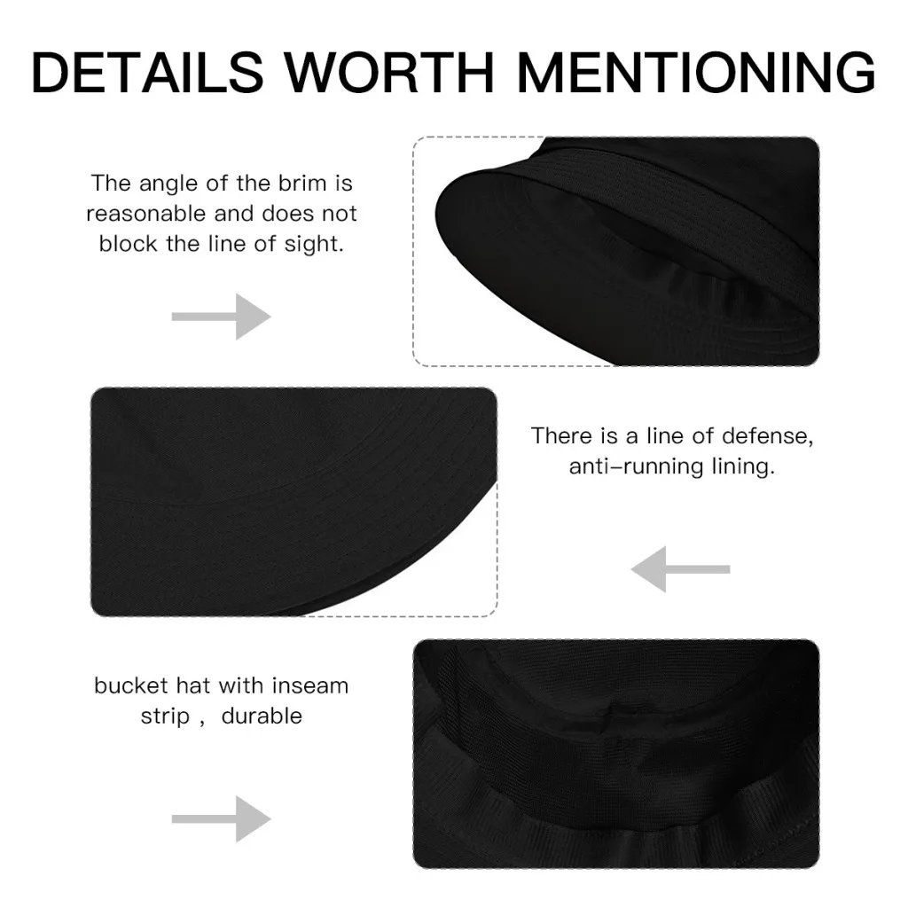 Kisuke Urahara 1 BLEACH Legend Anime Unisex Bucket Hat Beach Foldable Thick Panama Cap Visor Sun