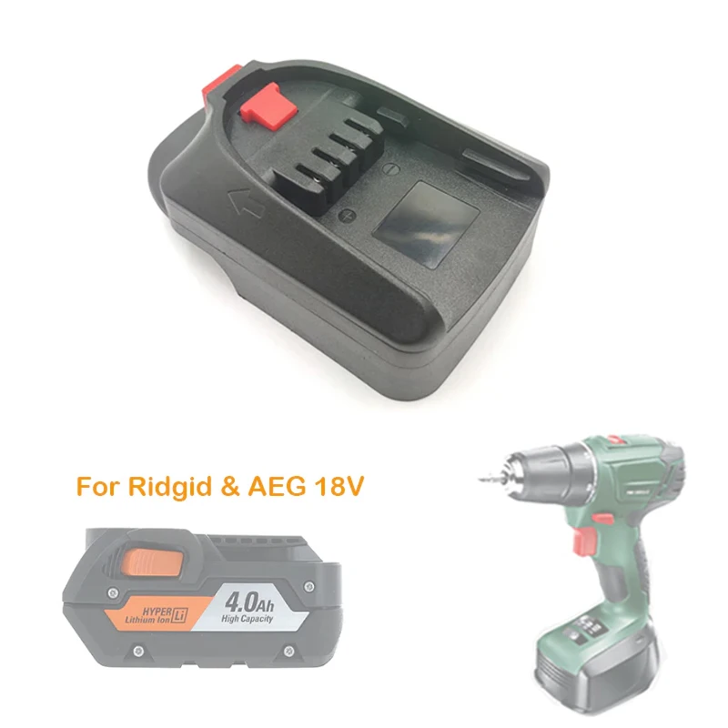 For Ridgid & AEG 18V Li-ion Battery To For Bosch PBA Li-ion