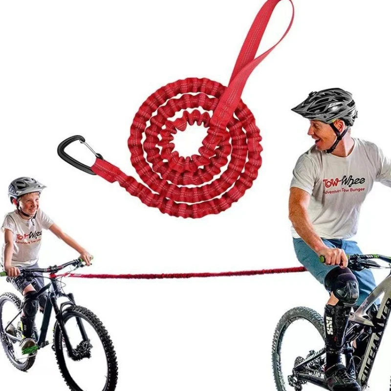 Bicycle Traction Rope bike accessory bike tow rope Nylon Traction Rope Trailer Rope Parent-Child MTB Bike Towing Outdoor Tool Cycling Safety Equipment