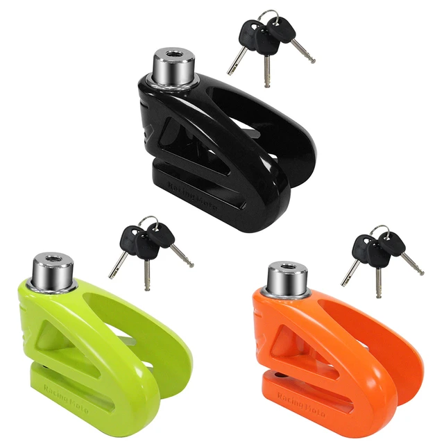 Acheter Verrouillage de disque de frein antivol en métal, pour moto,  Scooter, roue de vélo, clés de verrouillage de frein de sécurité,  accessoires de Protection sportive