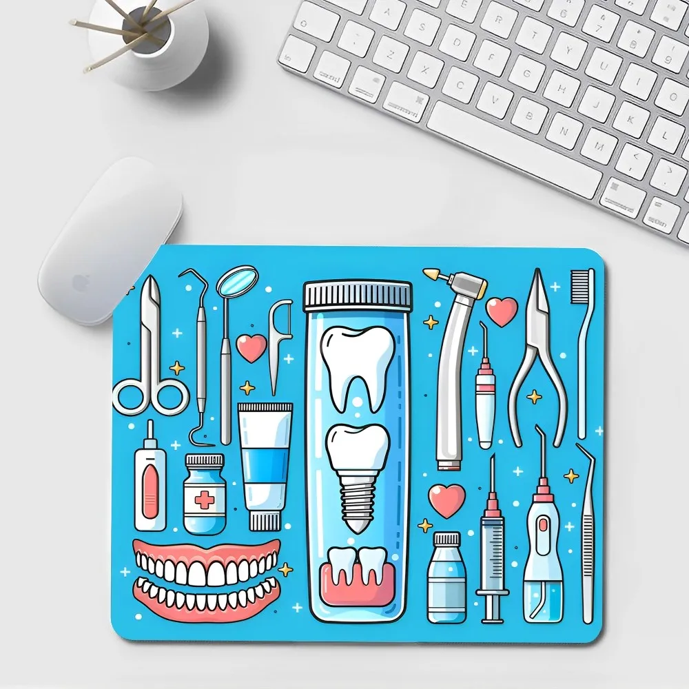 The Dentist Tooth DIY Cabinet Gaming Computer Laptop Desk Mat Mouse Pad Mouse Mat Notbook for PC Carpet mouse pad