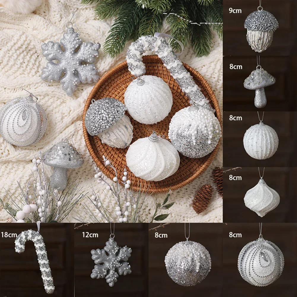 thumbnail image 1 of Adornos de bolas de Navidad, adornos de árboles de Navidad, adornos de bolas, regalos de boda, decoración del hogar para fiestas de bodas y vacaciones, 1 of 5