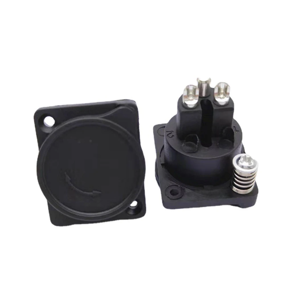 

3Pin XLR 3 Cores Female Chassis Panel Plug Socket Connector For Audio Mobility Scooter High Quality Car Accessories