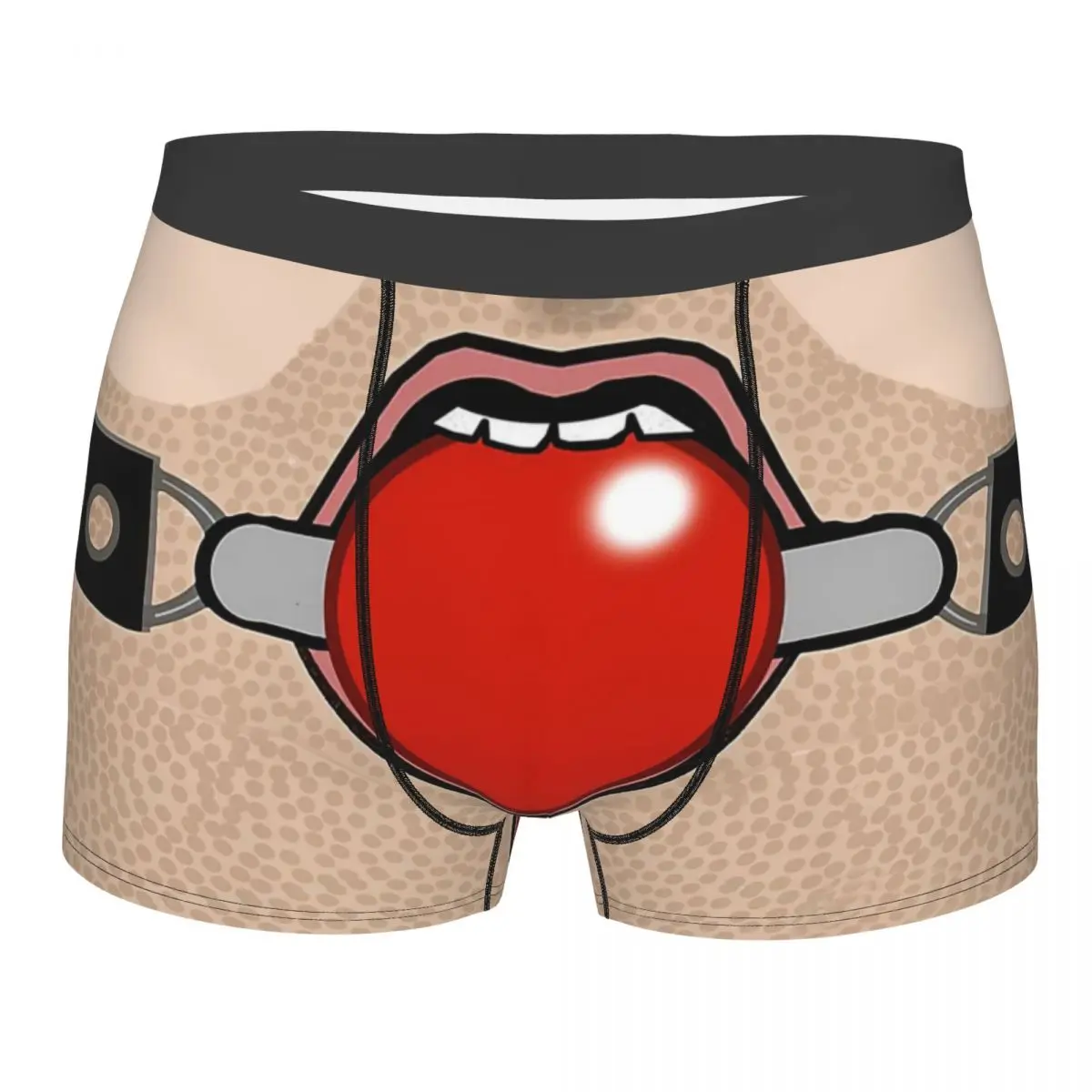 

Ball Gag Mouth And Tongue Underpants Breathbale Panties Male Underwear Print Shorts Boxer Briefs