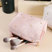 Girl Velvet Makeup Bag Organizer Soft Girl Lipstick Storage Bag Women Toiletry Beauty Make Up Case Pouch Portable Cosmetic Bag 1