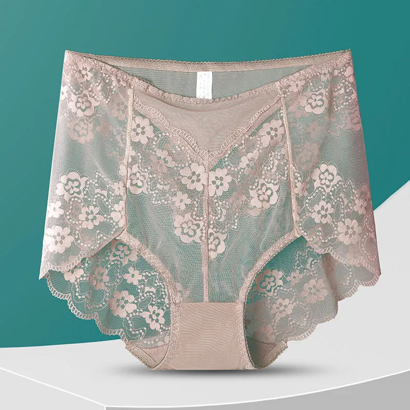 thumbnail image 1 of Lencería Sexy para mujer, ropa interior, bragas de encaje para mujer, ropa interior de cintura alta, bragas de levantamiento de glúteos, 1 of 5