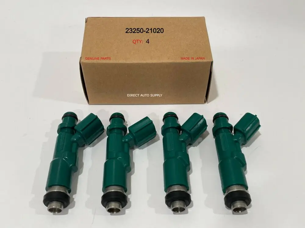 

4 OEM новые топливные инжекторы 23250-21020 для Prius Echo Scion xA xB л l4