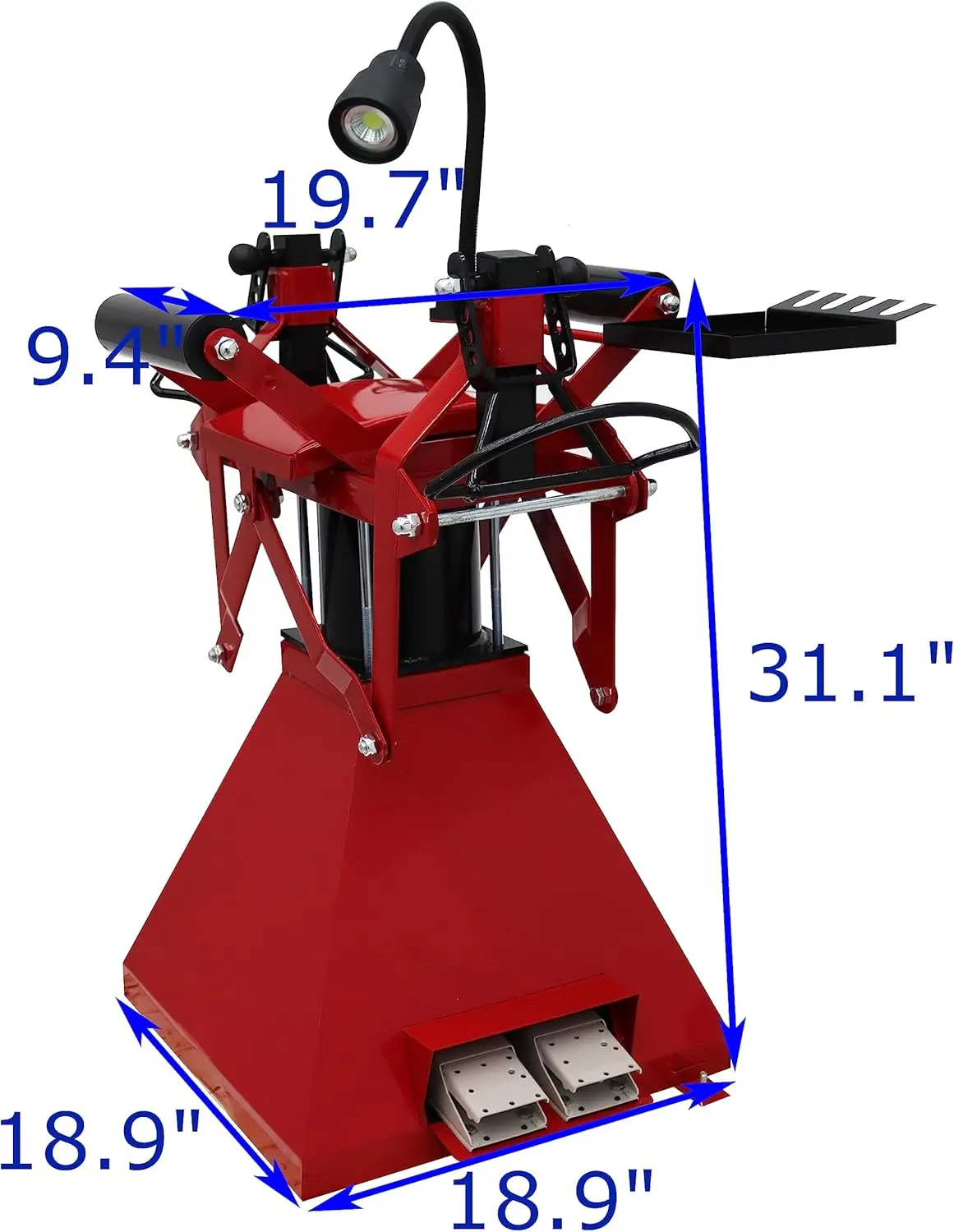 Tire Spreader Changer Tire Repair Machine Garage Equipment Tires Changer Machine Repair Tool with LED Lamp 220V