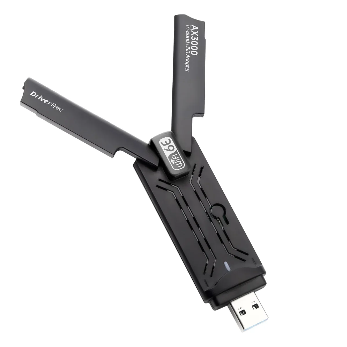 무선 드라이버리스 네트워크 카드, USB 3.0, 노트북 데스크탑 컴퓨터용, 와이파이 송신기 리시버, Ax3000m