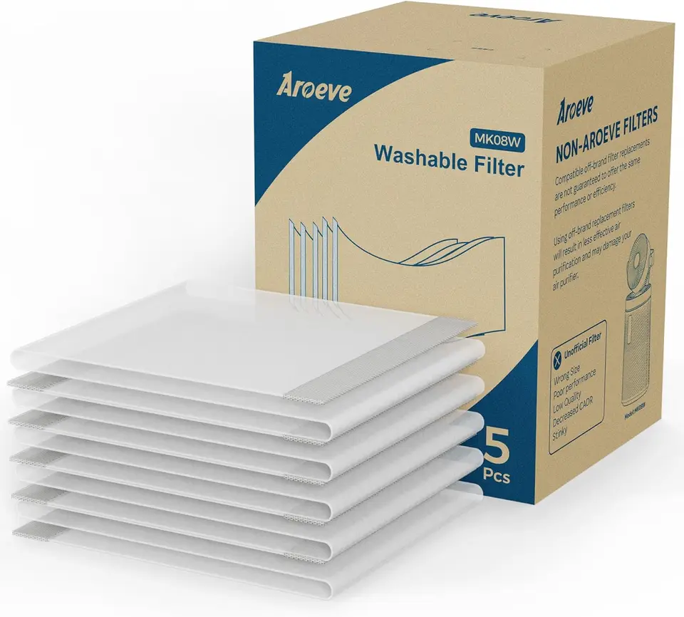 Washable Air Purifier Filter Replacement Pack
