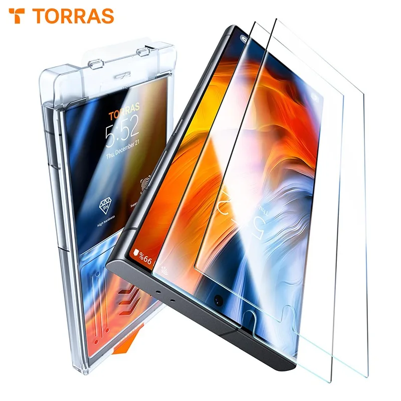 

TORRAS 2 шт. закаленное стекло для защиты экрана для Samsung Galaxy S24 Ultra S24plus S24 + Galaxy S24 защита для экрана мобильного телефона