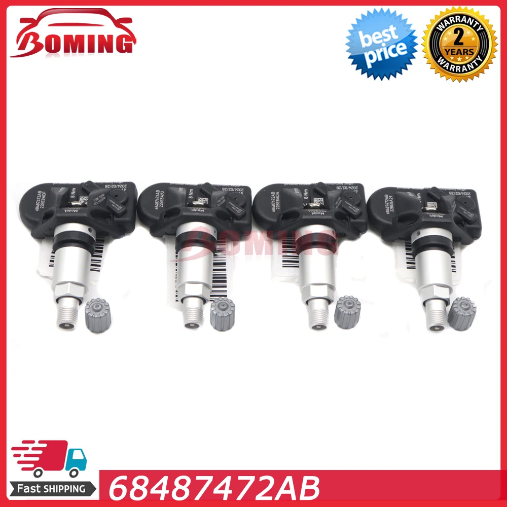 Mopar TPMS Sensor Set (4) For 2022-2023 Dodge Challenger R/T & Scat Pack 433mhz