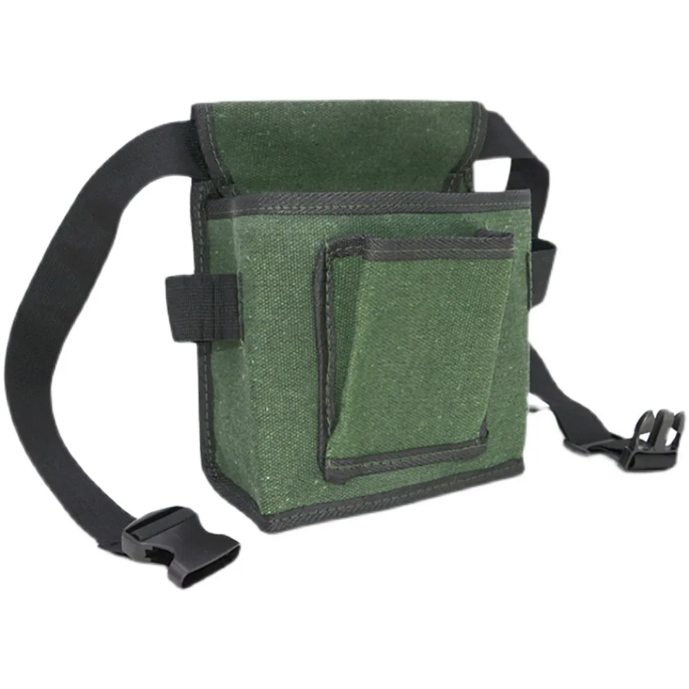 Multifunction Tool Storage Bags Thicker Canvas Multiple Pockets Repair Bag Carpenter Waist Bag Toolkit Pouch 5