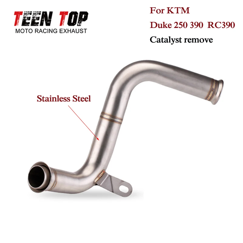 For KTM Duke 250 390 RC390 Exhaust 51mm Motorcycle Exhaust Muffler Stainless Steel Escapes Para Moto Duke 390 Tube AK Exhaust - Image 6