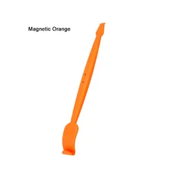 Magnetic Micro Stick Squeegee for Vinyl Wraps - Ideal for Corners, Curves, and Seams (T2 Orange)