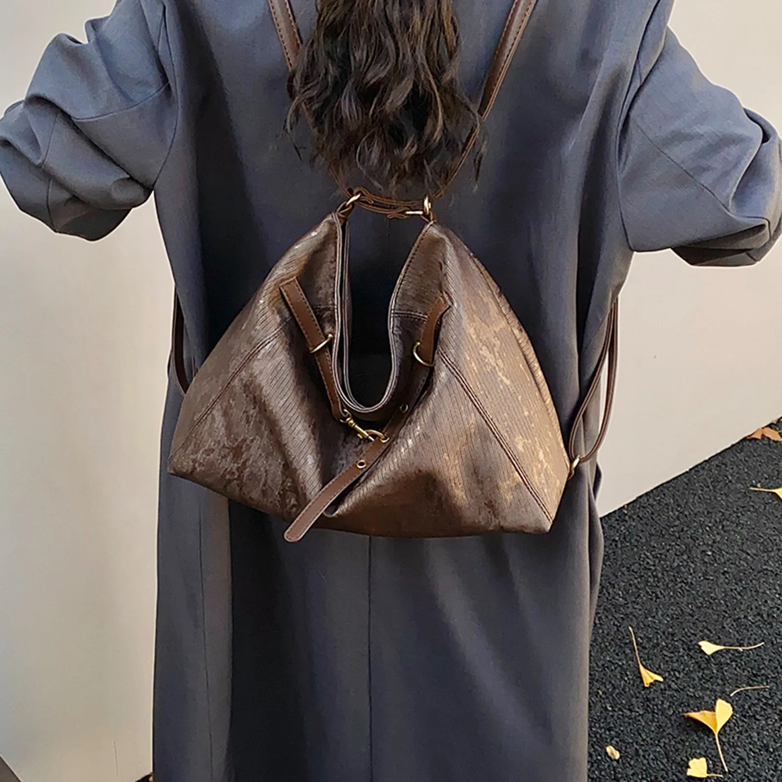 Women PU Leather Tote Bag with Adjustable Strap Shoulder Bag Trendy Crossbody Bags for Work Shopping Travel Daily