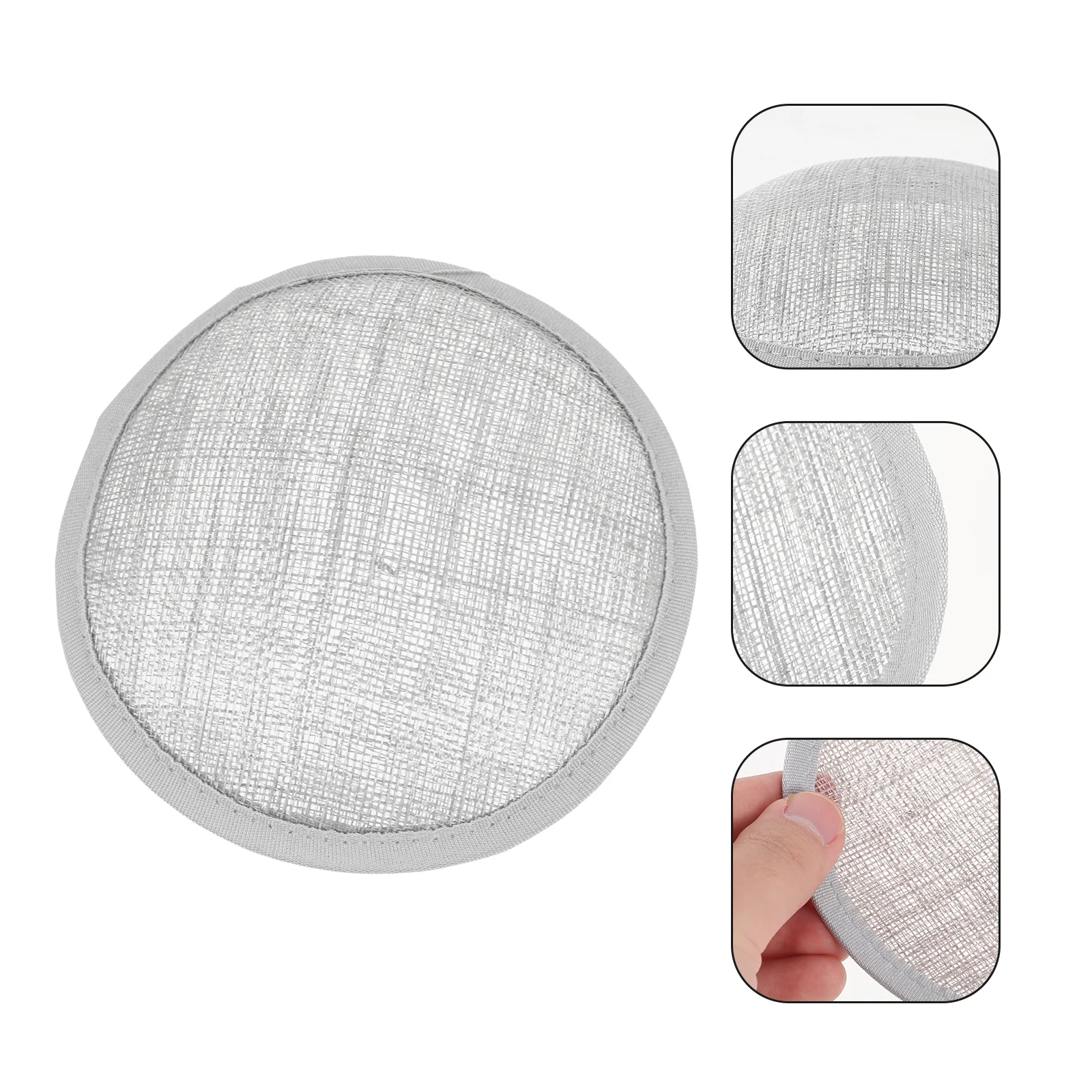 

Round Linen Hat Holder Practical Base Has Charming Making Support DIY Accessory Women Beret Women's