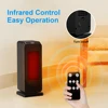 KCvents PTC Ceramic Heater Fan Indoor Space Mute Heater With Adjustable Thermostat LED Display Remote Control 3