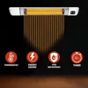 Infrared Patio Heater, Carbon Wall Mounted Heater 300/1500W, 6 Heat Modes Outdoor Heater, IP55 Waterproof, Instant Heat 4