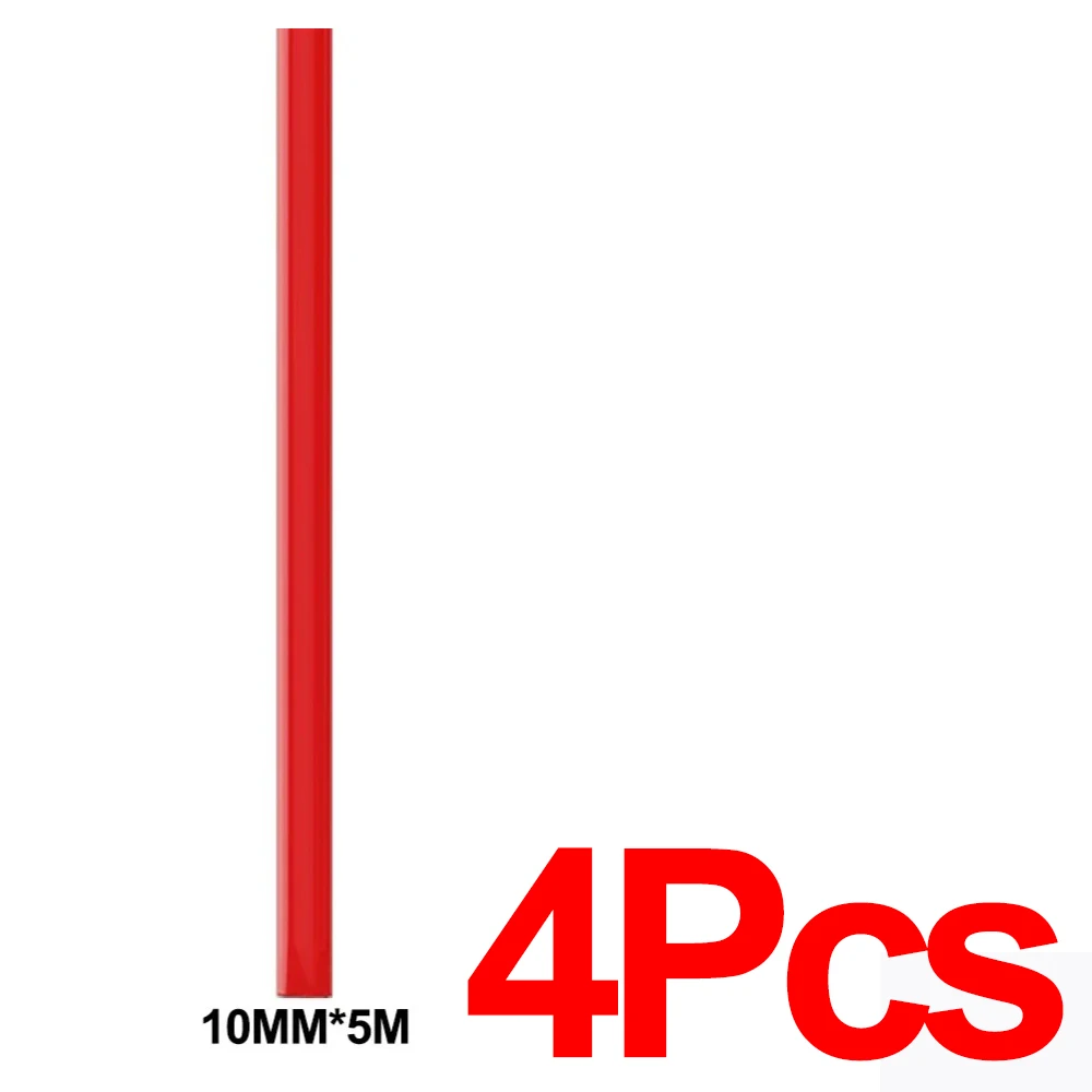 Red Self-Adhesive PVC Car Bumper Guard