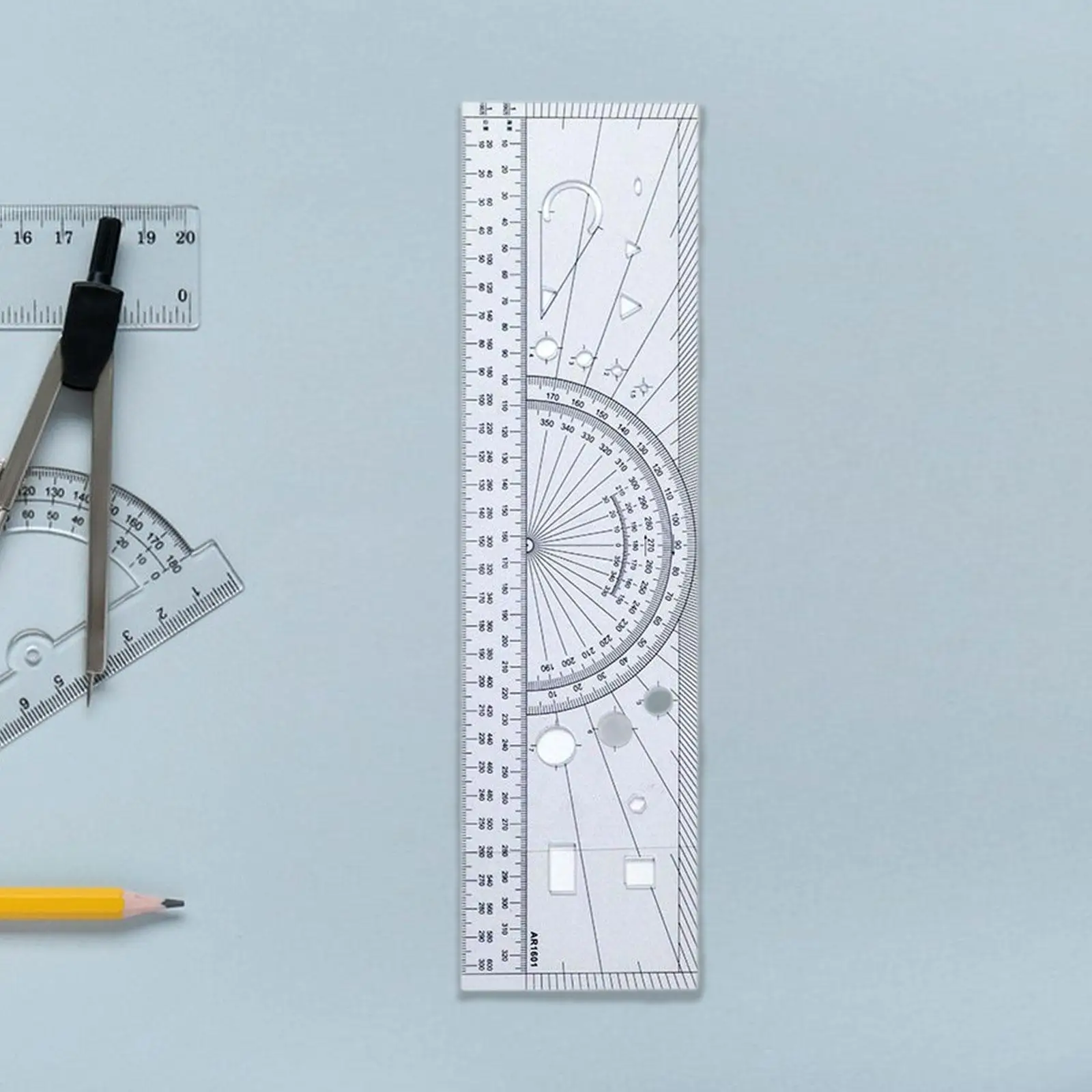Aviation Navigation Plotter Practical Pilots Device Lightweight Portable Measurements Azimuth Planning Tool