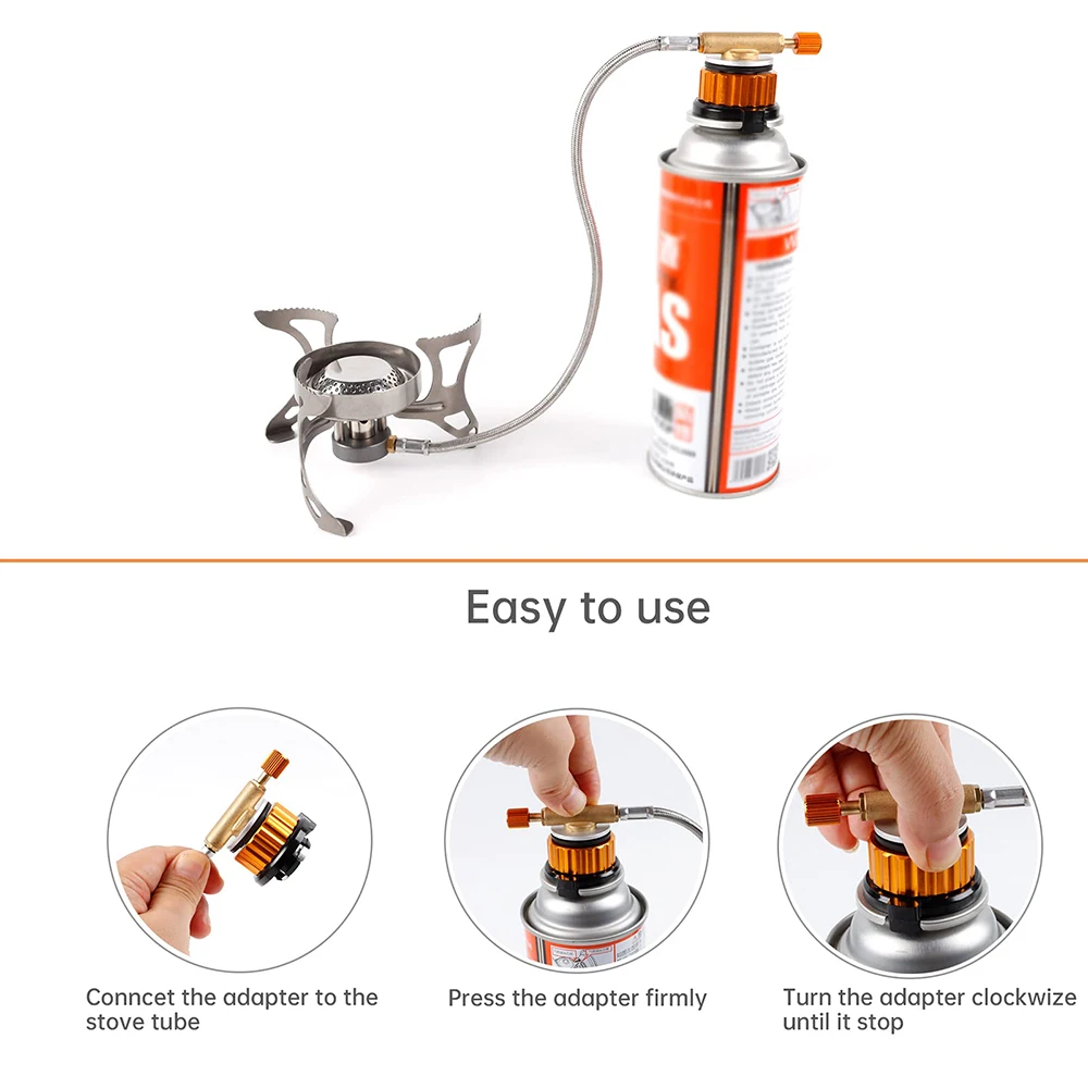 ADAPTATEUR DE RECHARGE propane en laiton pour cylindres de 1 lb parfait