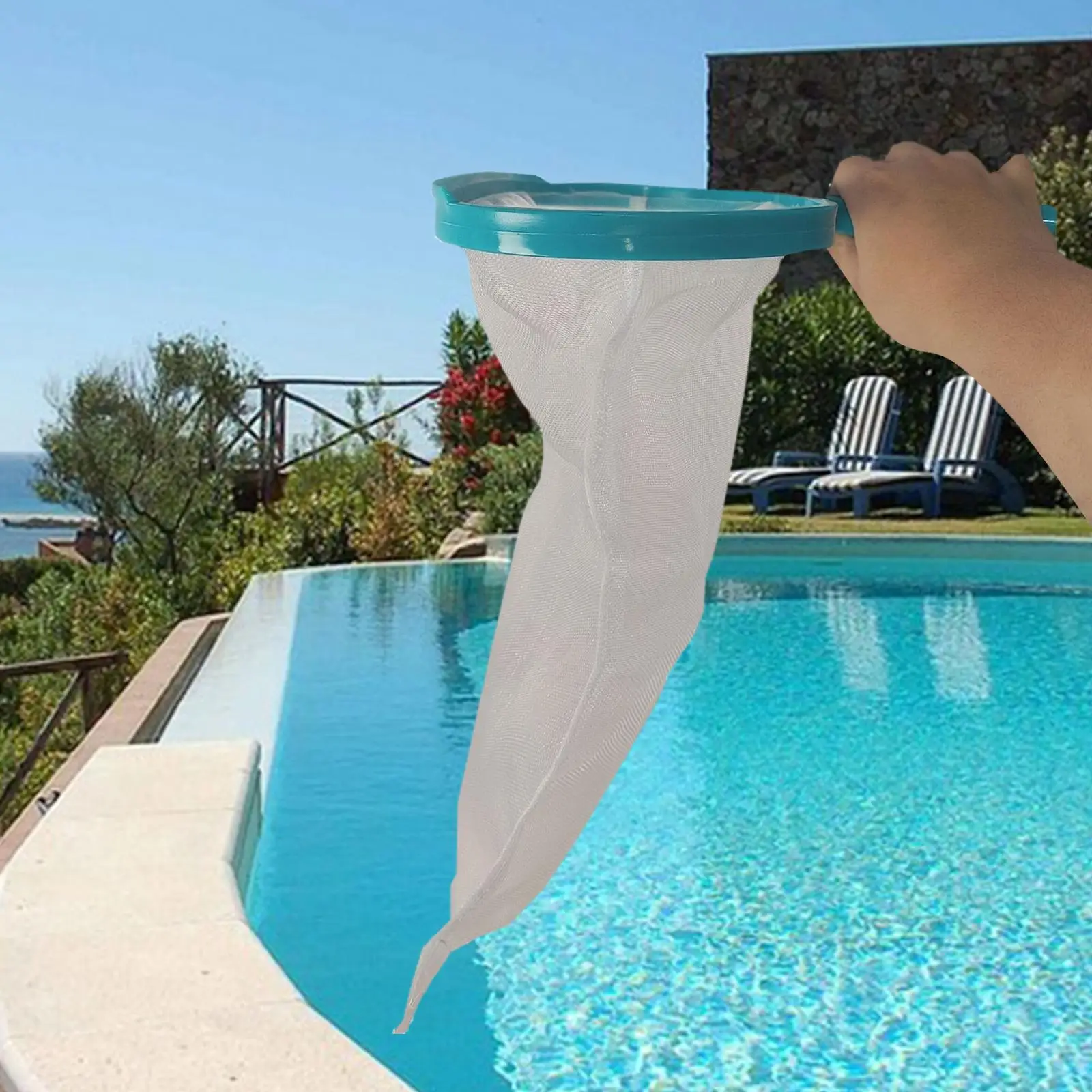 

Очищающая сетка для бассейна, Глубокая сетка для фонтана, быстрая Чистка