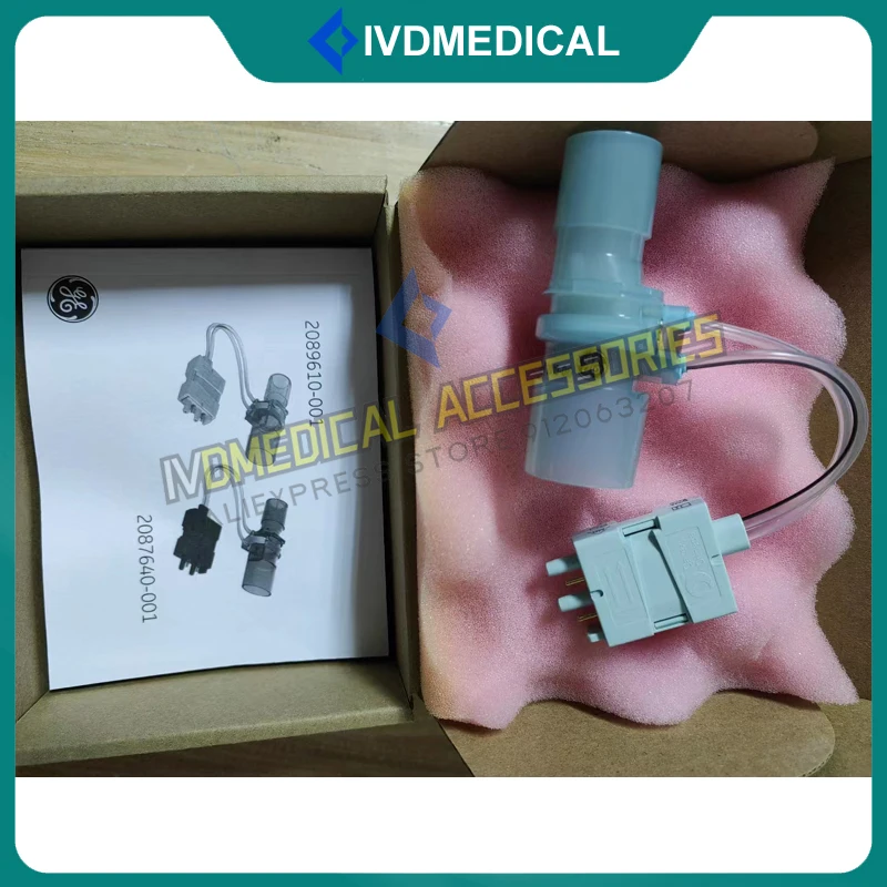 Sensor de flujo mejorado GE Datex Ohmeda 7100 7900, transductor para Aestiva Avance p/n: 1503-3858-000 2089610-001-S