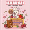 Kawaii Easy Coloring Book Coloring Book for Adult and Teen Halloween Spectre Featuring Adorable Creepy Creatures Painting Gift 1