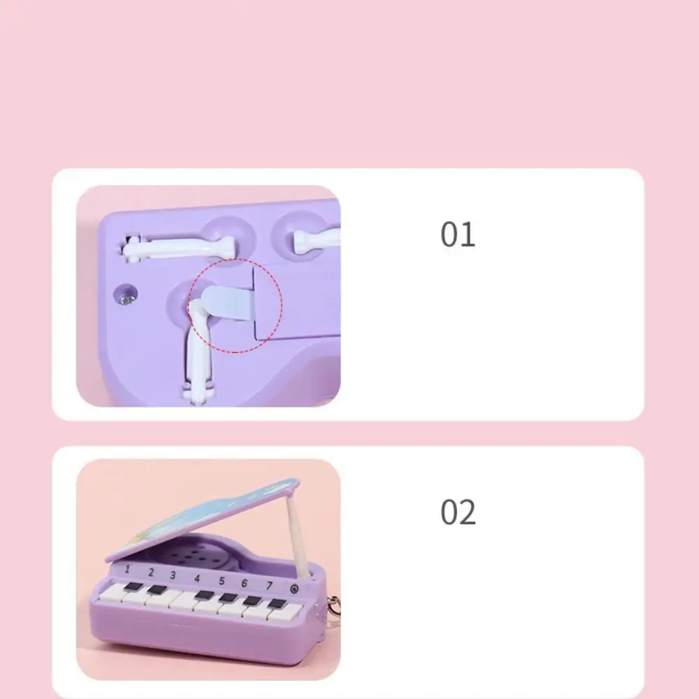 ZOJK Portachiavi AZ Lettera Strumento Musicale Pianoforte Chiave Violino Musica Portachiavi Ciondolo Nota Musicale Portachiavi Amante della Musica Gioielli Regalo