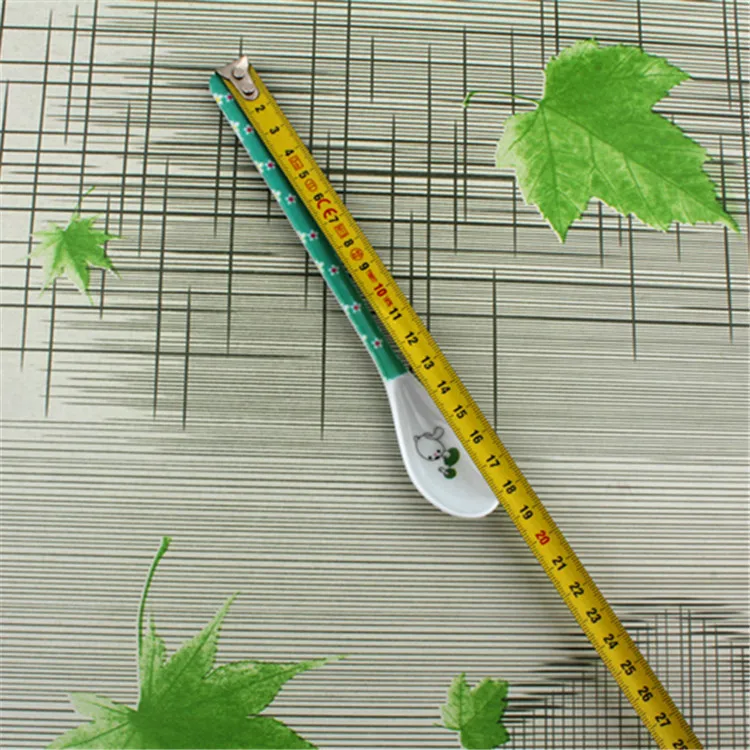 Cute Cartoon Color Baby Feeding Spoon Melamine Small Spoon Coffee Baby Cutlery Set baby feeding spoons
