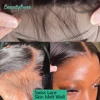 24 26 Inch Straight 13x6 Lace Frontal Brazilian Human Hair Preplucked Transparent Lace Front Only 2x6 Hd Lace Closure Human Hair 4