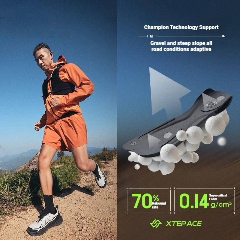 Xtep Men's Hiking Shoes 2025 Summer Anti-slip Wear-resistant